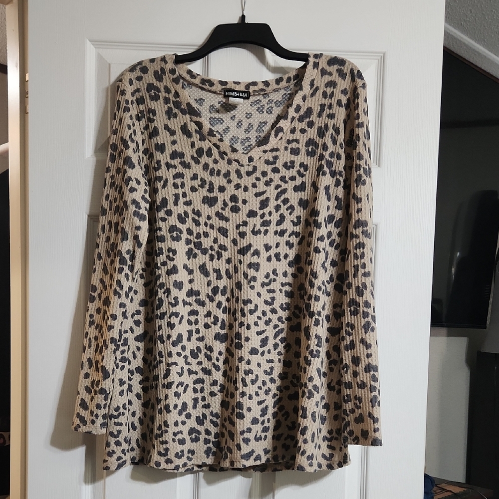 Leopard Print Women's Top